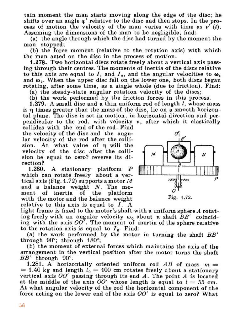 Dynamics of Rotating Discs and Forces | PDF | Rotation | Mechanics