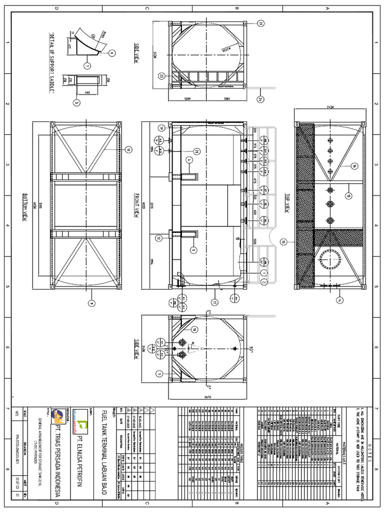 General Arranggement Storage Tank 22 KL-rev2 | PDF