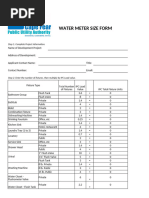 Water Meter Sizing Guidelines | PDF | Tap (Valve) | Gallon