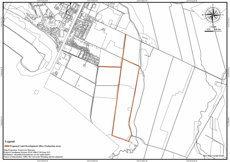Proposed Land Improvement in The Rice Production and Beef Areas (4 ...
