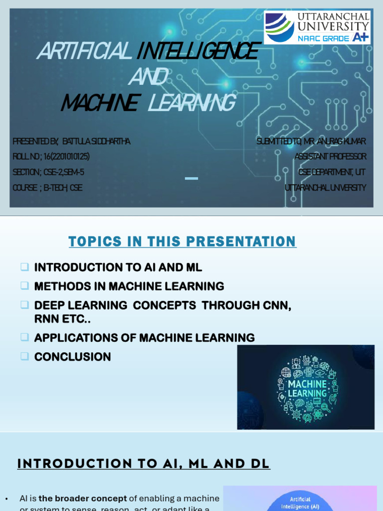 Artificial Intelligence | PDF | Machine Learning | Deep Learning