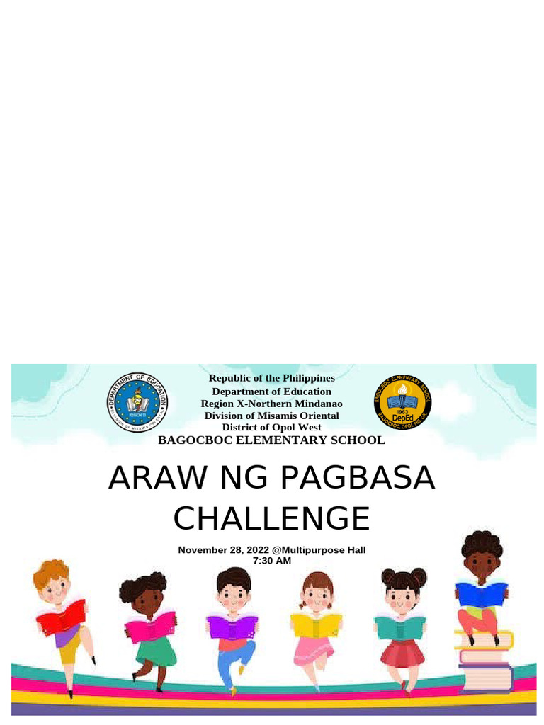 Araw NG Pagbasa Programme | PDF