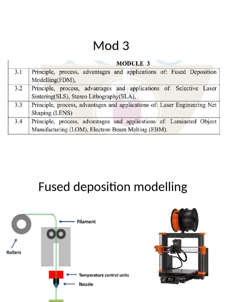 Fused Deposition Modeling (FDM) Overview | PDF | 3 D Printing | Extrusion