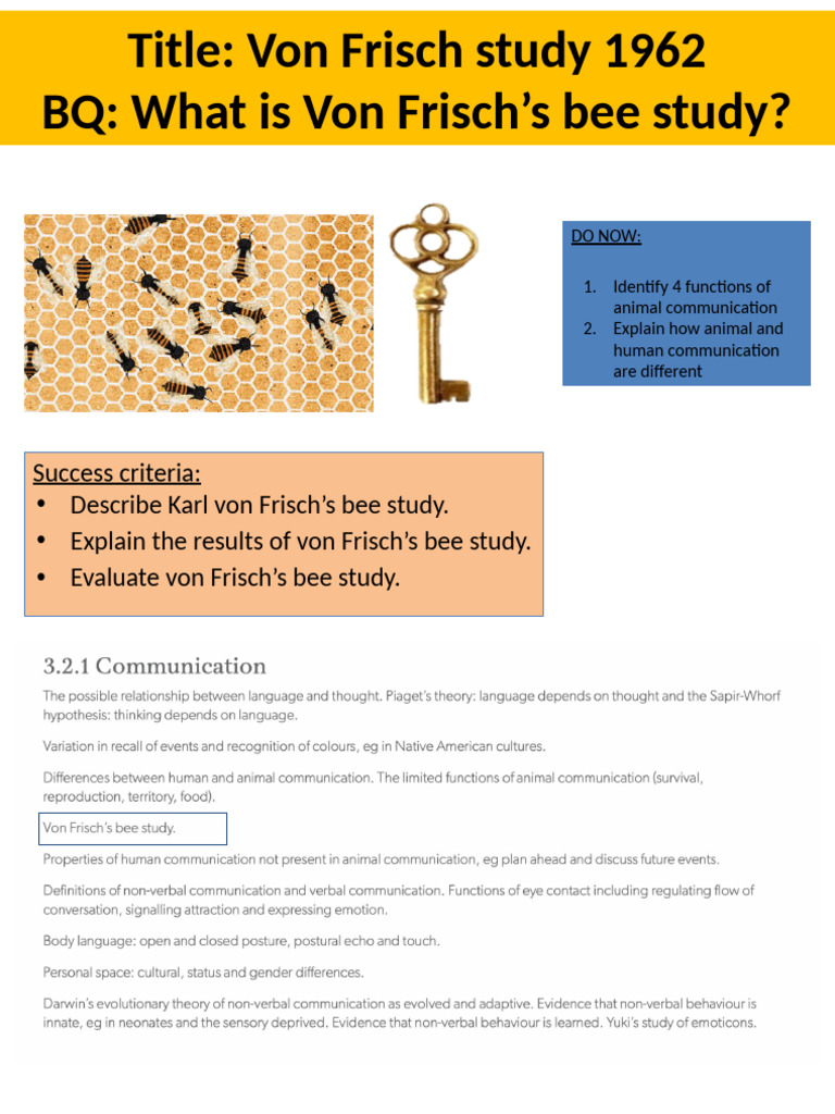 Evaluation of Von Frisch's Bee Study | PDF | Ethology | Bees