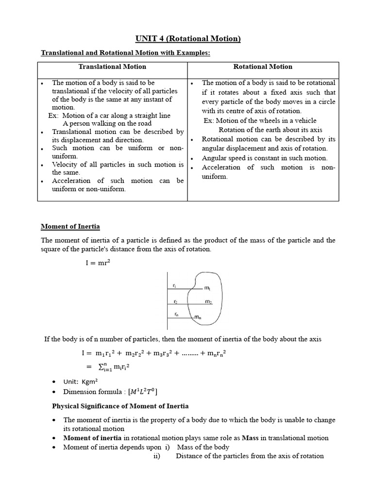 Understanding Rotational Motion Concepts | PDF | Rotation Around A ...