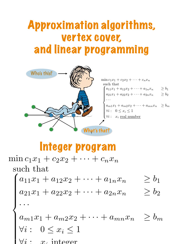 Algorithmes d'approximation et LP | PDF