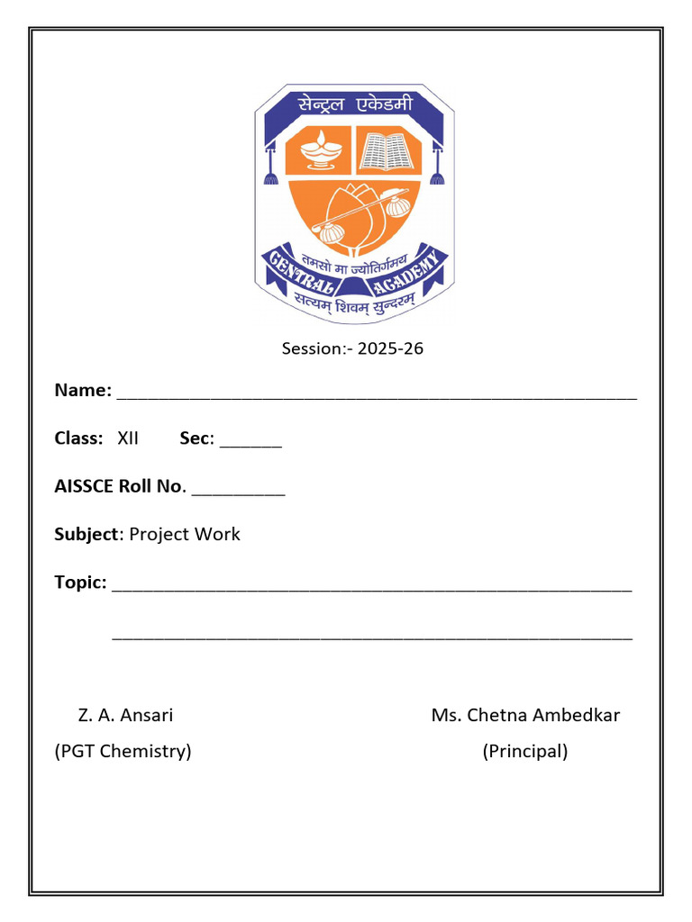Project Work Page | PDF