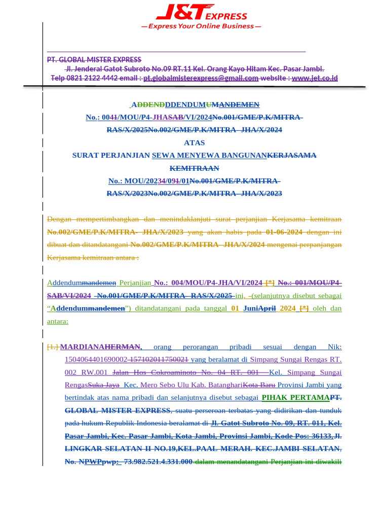 Addendum p4 Mardiana Sungai Rengas | PDF