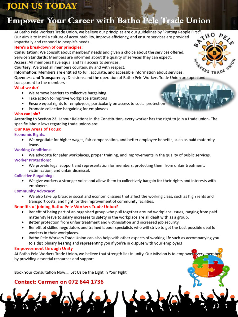 Flyer | PDF | Collective Bargaining | Employment