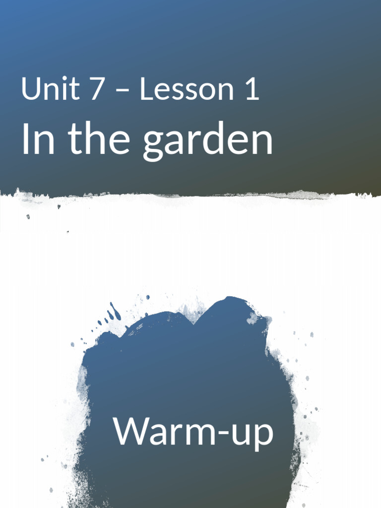 Unit 7 - Lesson 1 - Period 1 | PDF