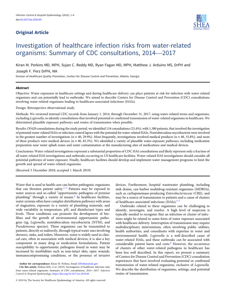 10 1017@ice 2019 60 | PDF | Infection | Patient