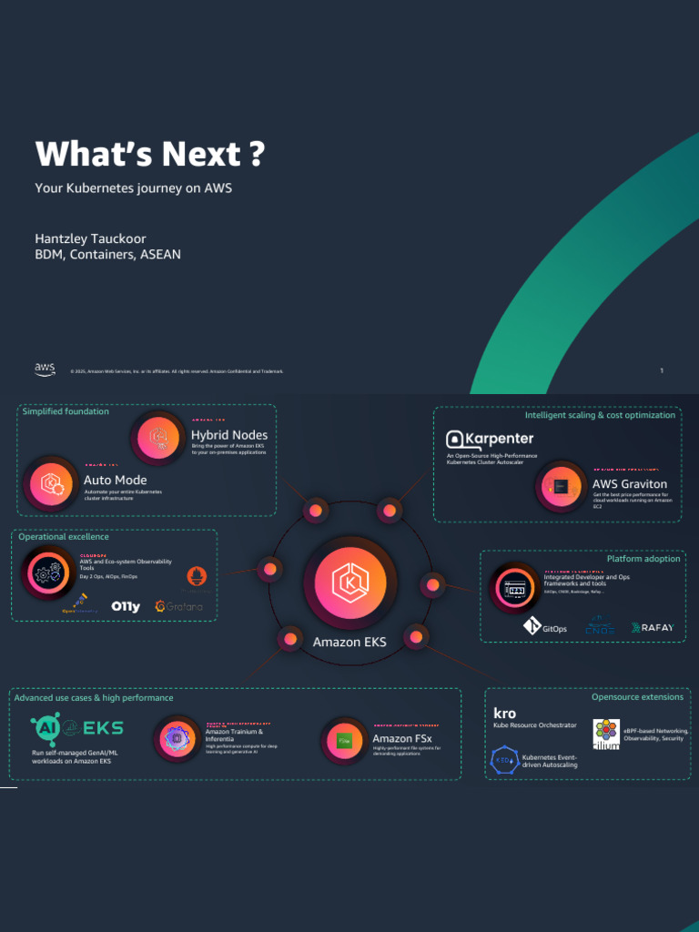 Kubernetes and AI on Amazon EKS Guide | PDF | Cloud Computing | Amazon ...