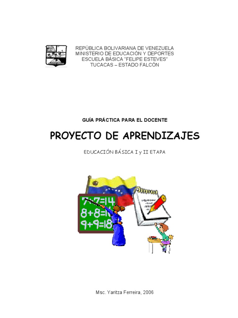Guía para Proyectos de Aprendizaje | PDF | Evaluación | Maestros