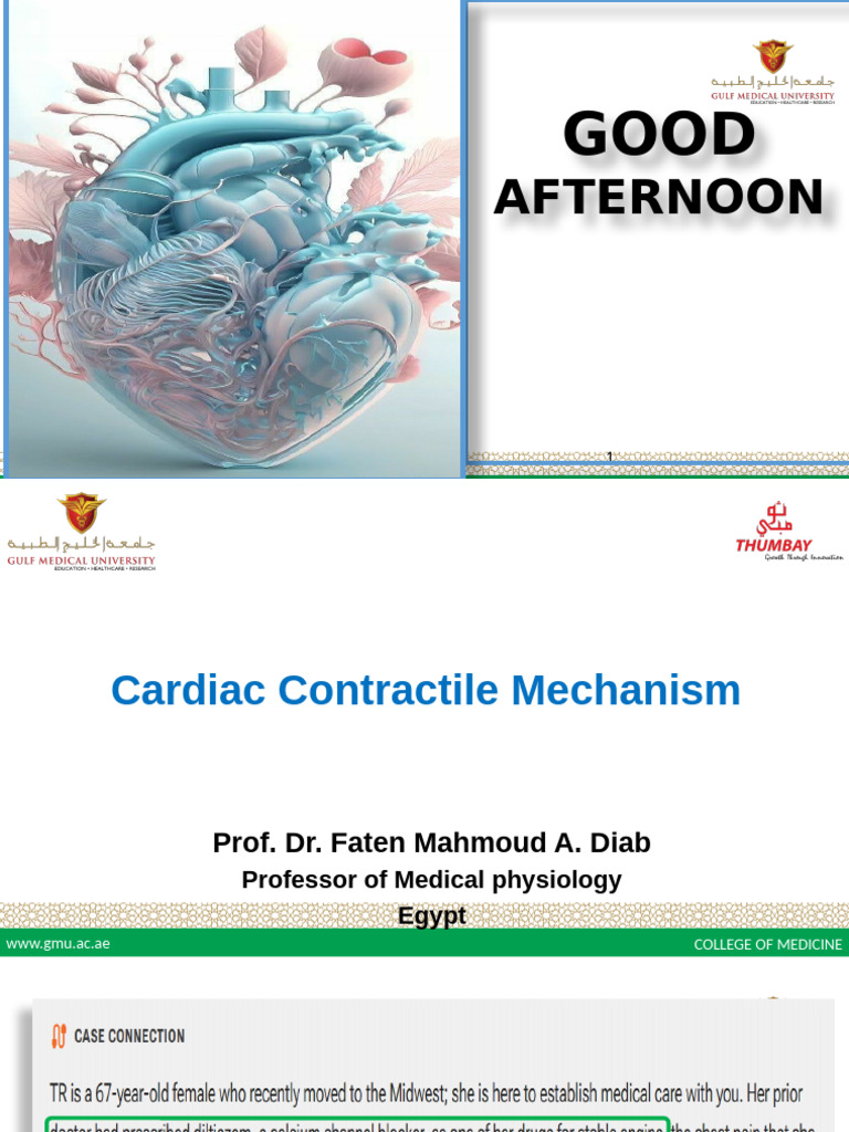 Cardiac Muscle Contraction Mechanisms | PDF | Muscle Contraction ...