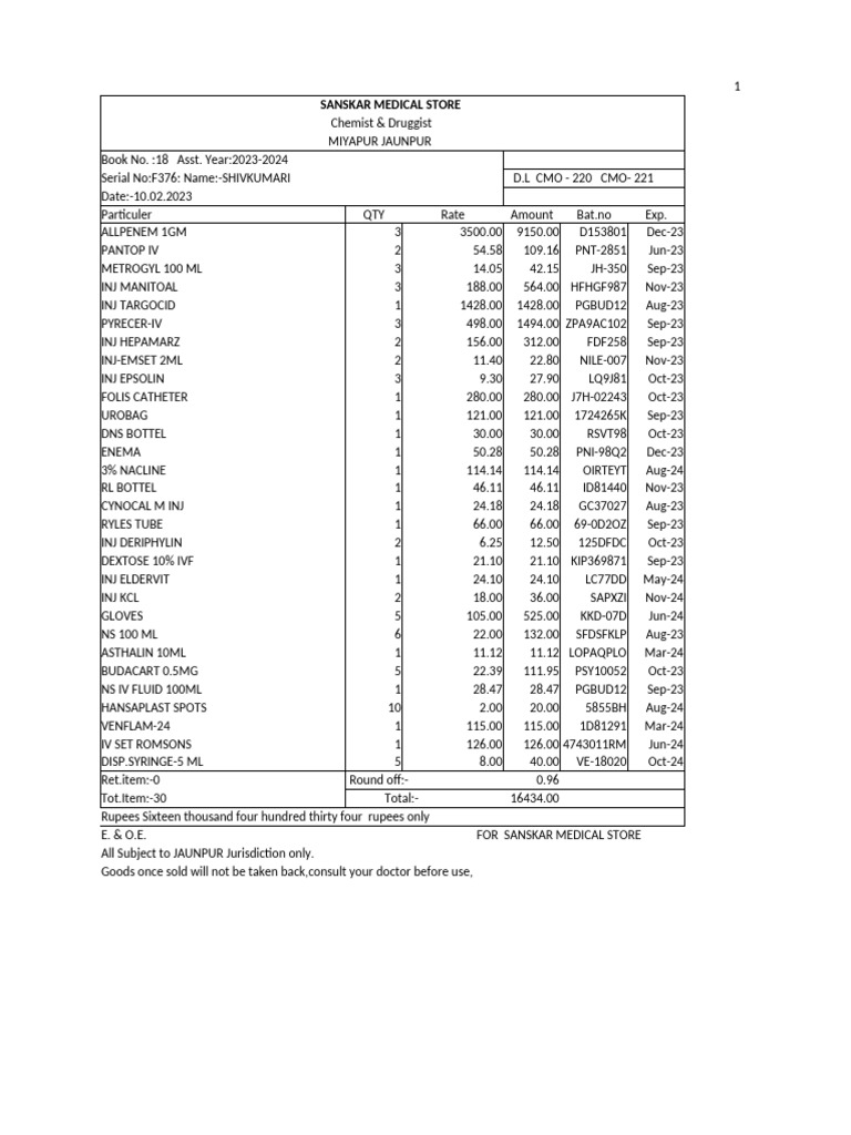 Invoice for INJ SuperSpas Purchase | PDF | Medical Equipment