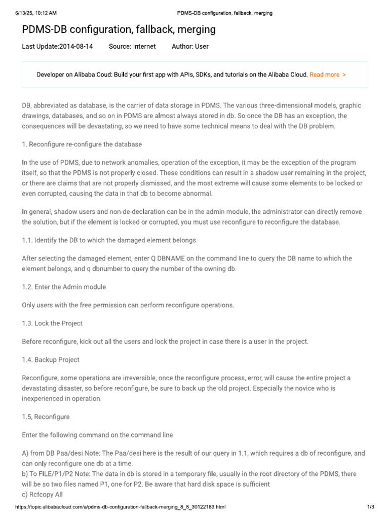 Reconfig 3 | PDF