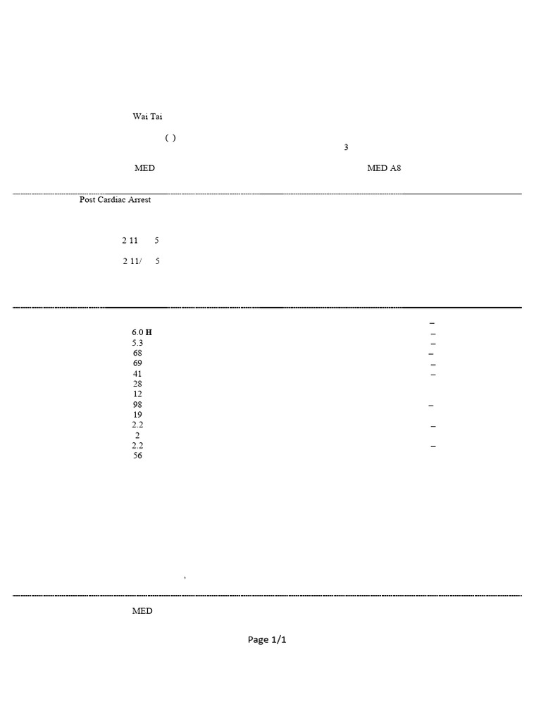 Chemical Pathology Report Summary | PDF | Clinical Medicine | Medical ...
