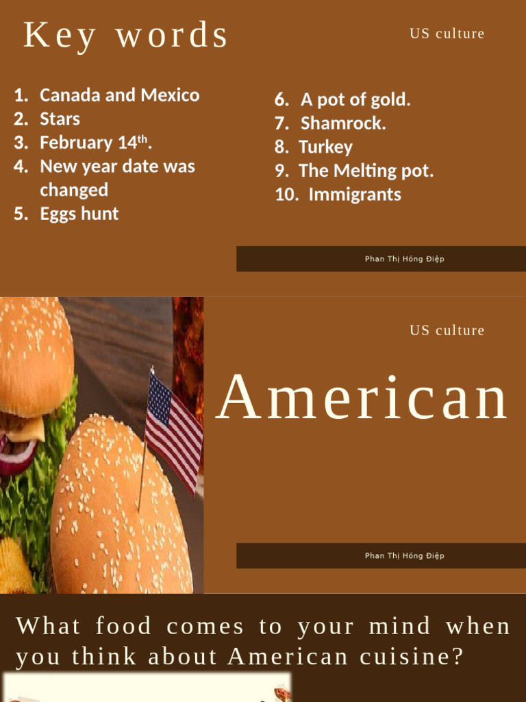 Exploring American Cuisine Diversity | PDF