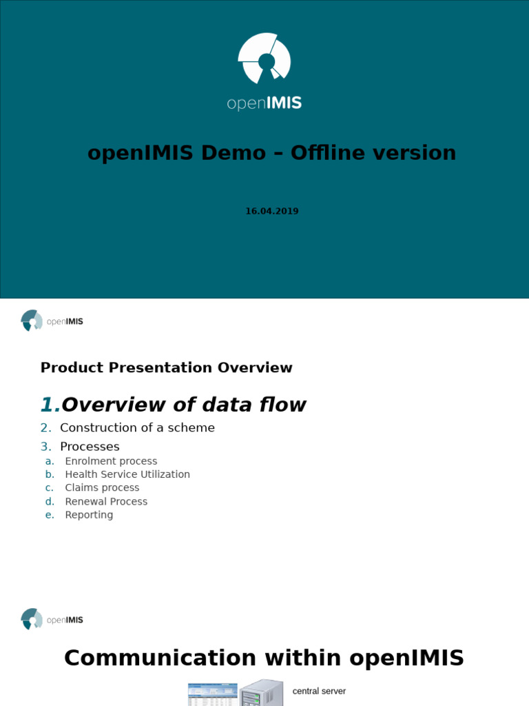 OpenIMIS Offline Demo | PDF | Insurance | Software