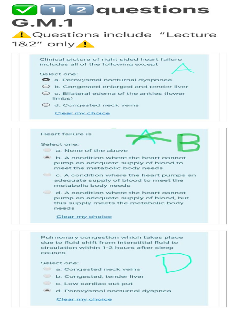 1 2 Questions G.M.1 | PDF