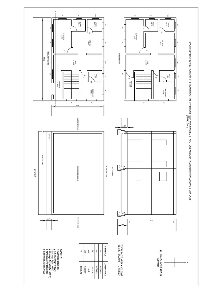 Residential Building Site Plan Details | PDF | Chess Theory | Chess