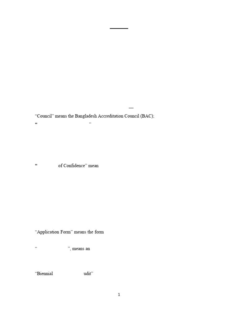 BAC Certification Rules Overview | PDF | Academic Degree | Audit