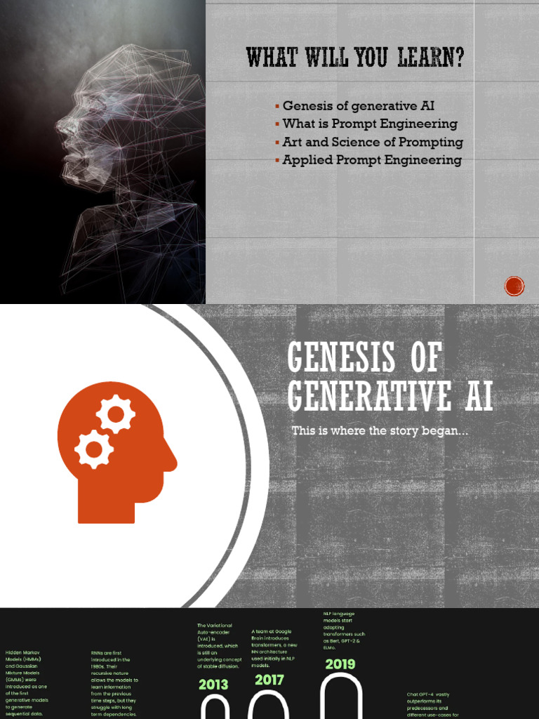 1.1 GAI001-Genesis of Generative AI | PDF | Artificial Intelligence ...