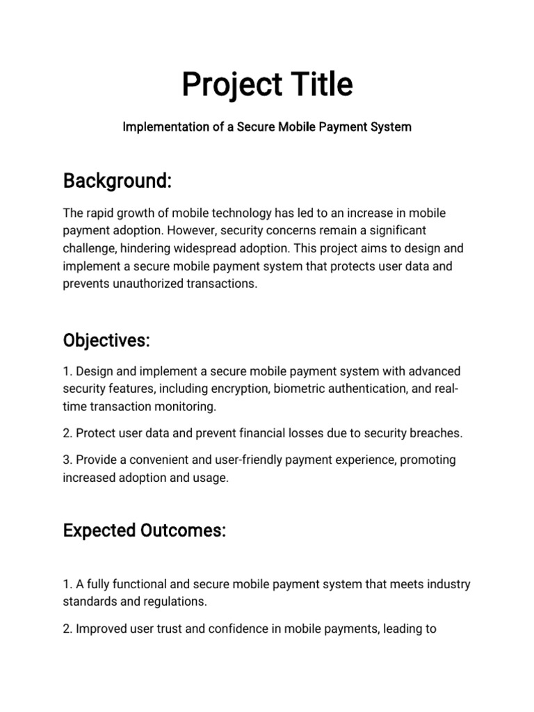 Secure Mobile Payment System Design | PDF | Computer Security | Security