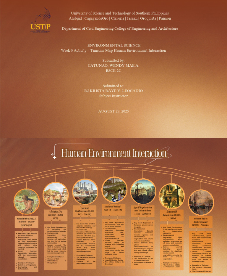 Environmental Science - Historical Timeline | PDF | Environmental ...