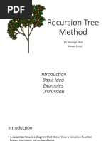 Recursion Tree Method Explained | PDF | Recurrence Relation | Mathematics