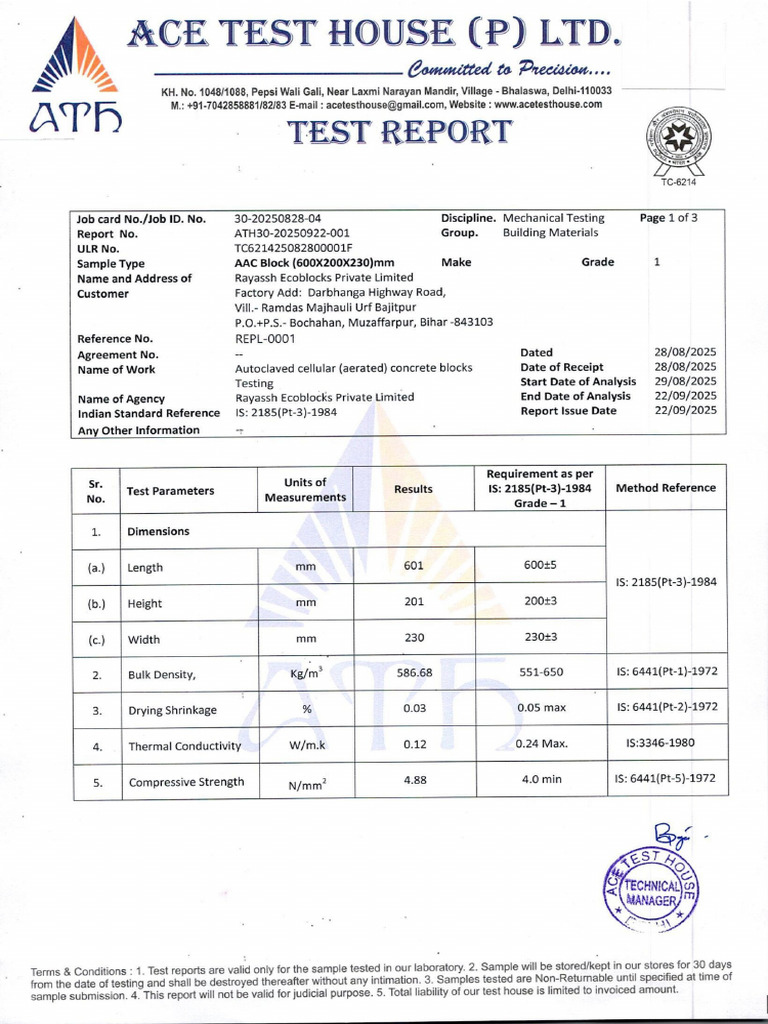 AAC Report - 6566 | PDF