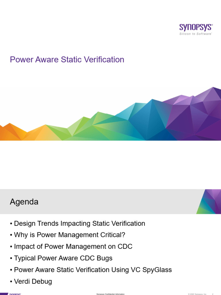 Power Aware Static Verification Techniques | PDF | Electronics ...