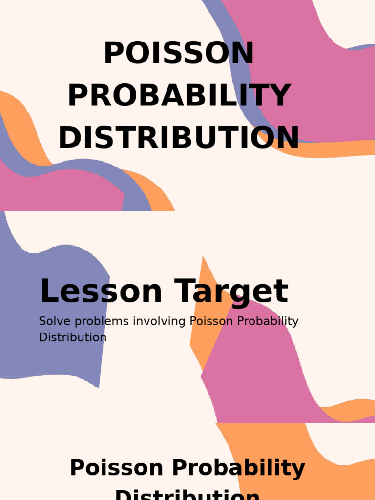 Poisson Probability Pdf