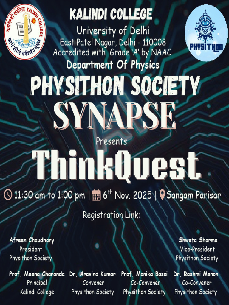 Kalindi College ThinkQuest Event Details | PDF | Game Shows