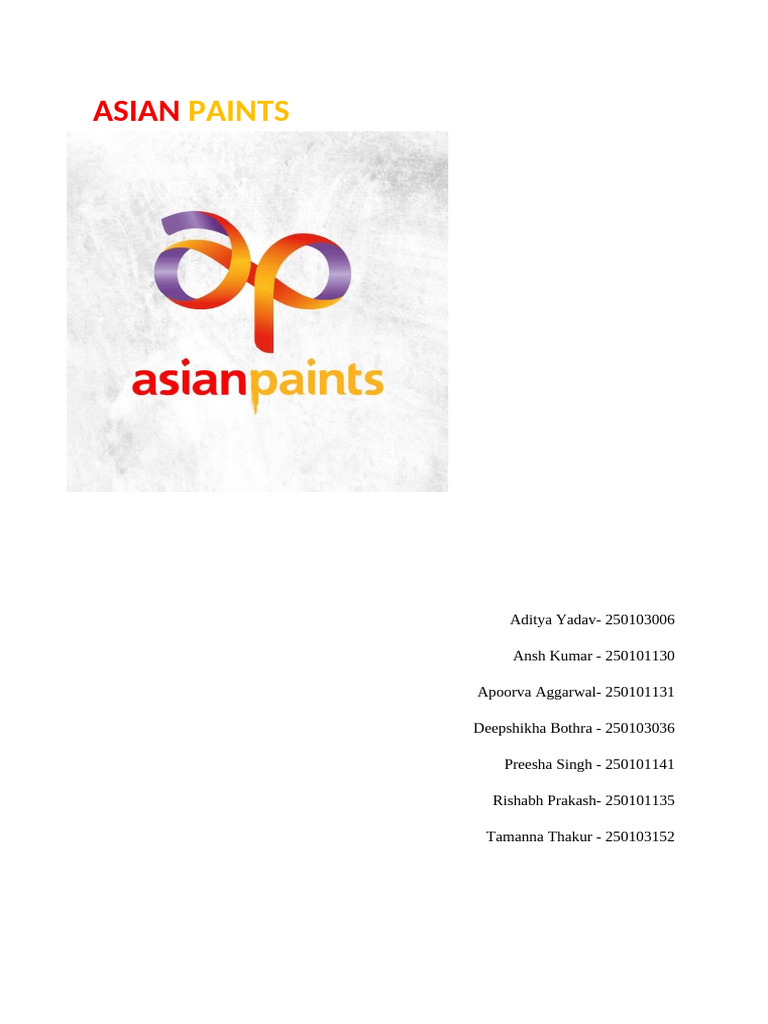 Asian Paints Business and Operating Model | PDF | Brand | Marketing