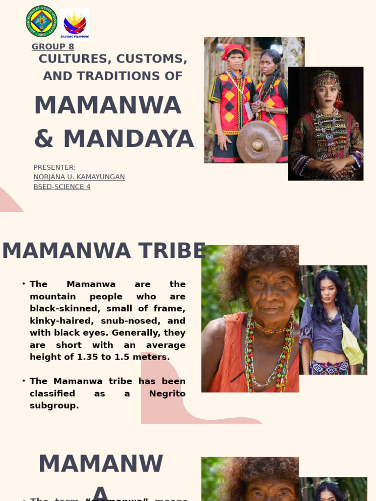 Mamanwa and Mandaya Cultural Overview | PDF | Cultural Anthropology