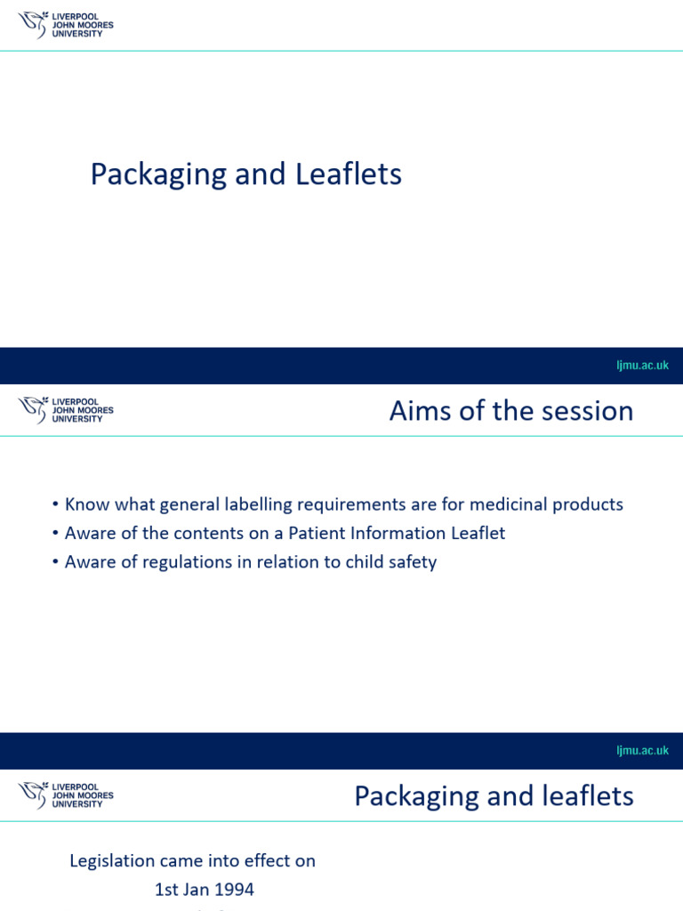 Medicinal Product Labelling Guidelines | PDF | Pharmacy | Tablet (Pharmacy)