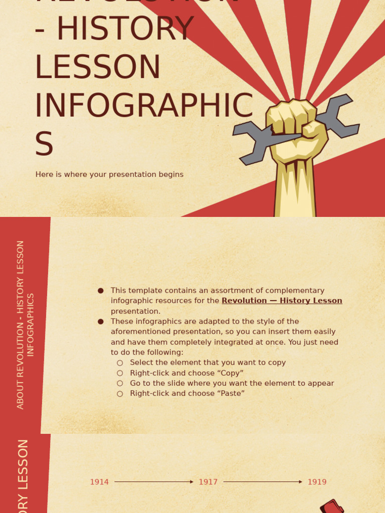 Revolution - History Lesson Infographics by Slidesgo | PDF | Planets ...