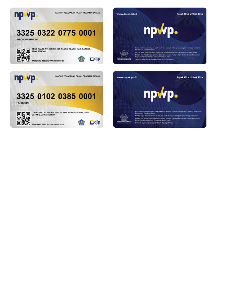 NPWP 2 | PDF