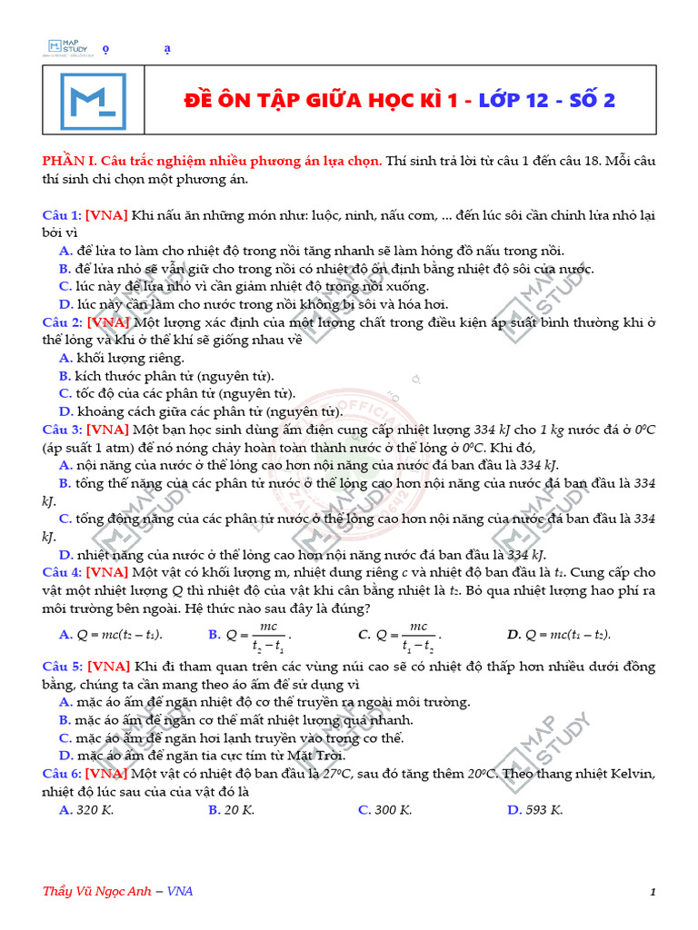 De On Tap Giua Hoc Ki 1 - So 2 1728379669885 | PDF