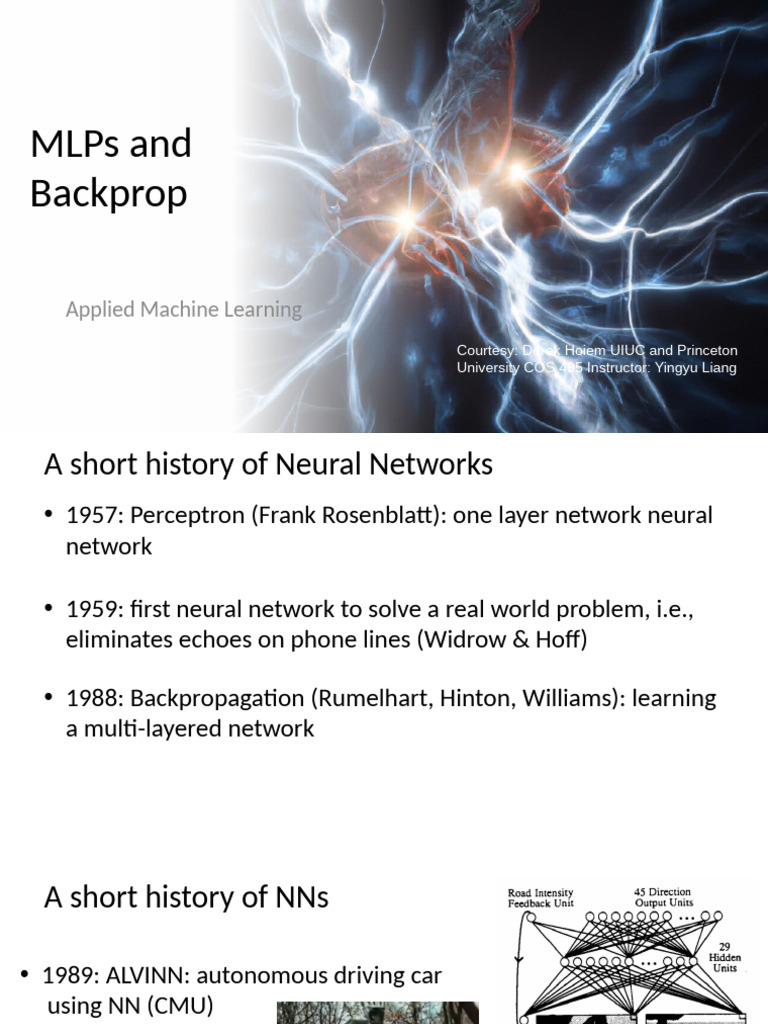 Week 7 - MLPs and Backpropagation | PDF | Applied Mathematics ...