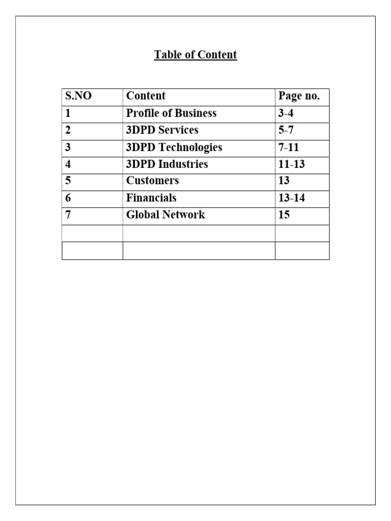 3DPD: Comprehensive Rapid Prototyping Solutions | PDF | 3 D Printing ...