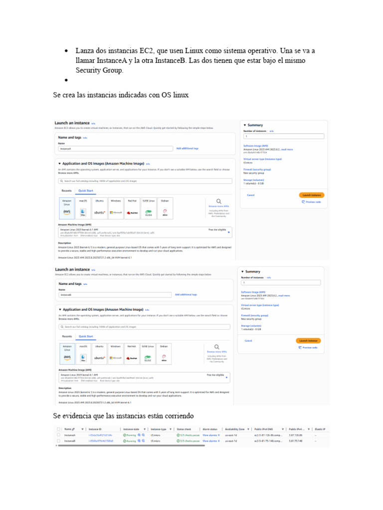 Configuración de EC2 y EFS en AWS | PDF | Archivo de computadora ...