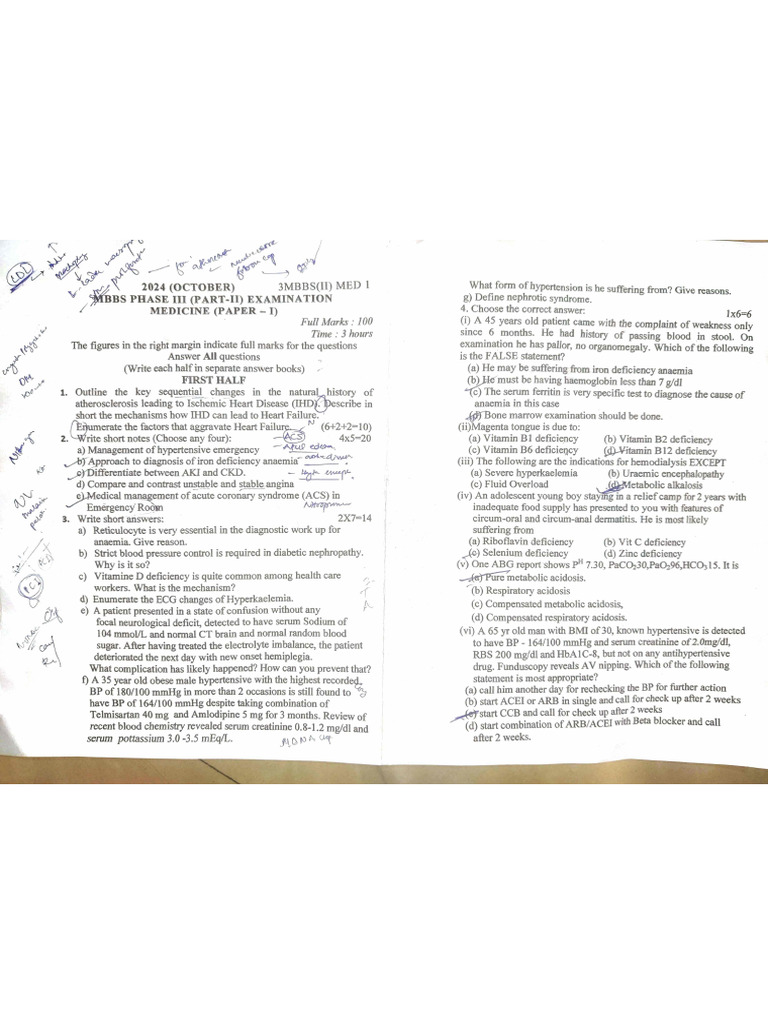 Pyq 2025 Mbbs Phase 3 Part2 | PDF