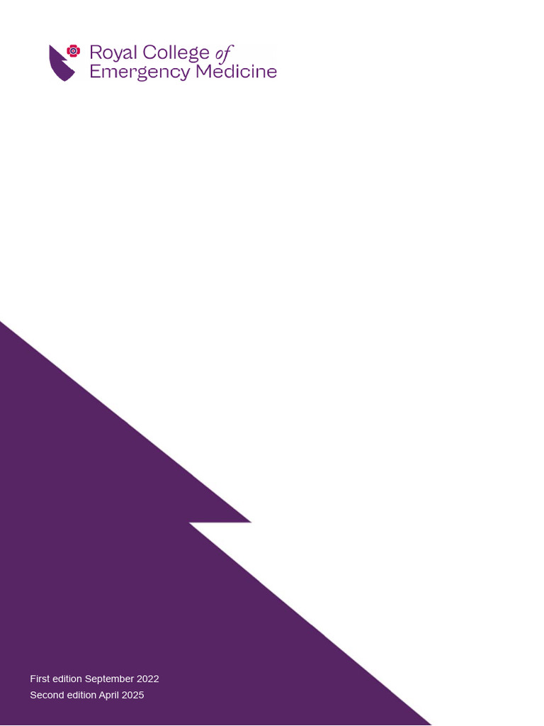 RCEM Advanced Clinical Practitioner Curriculum | PDF | Patient Safety ...
