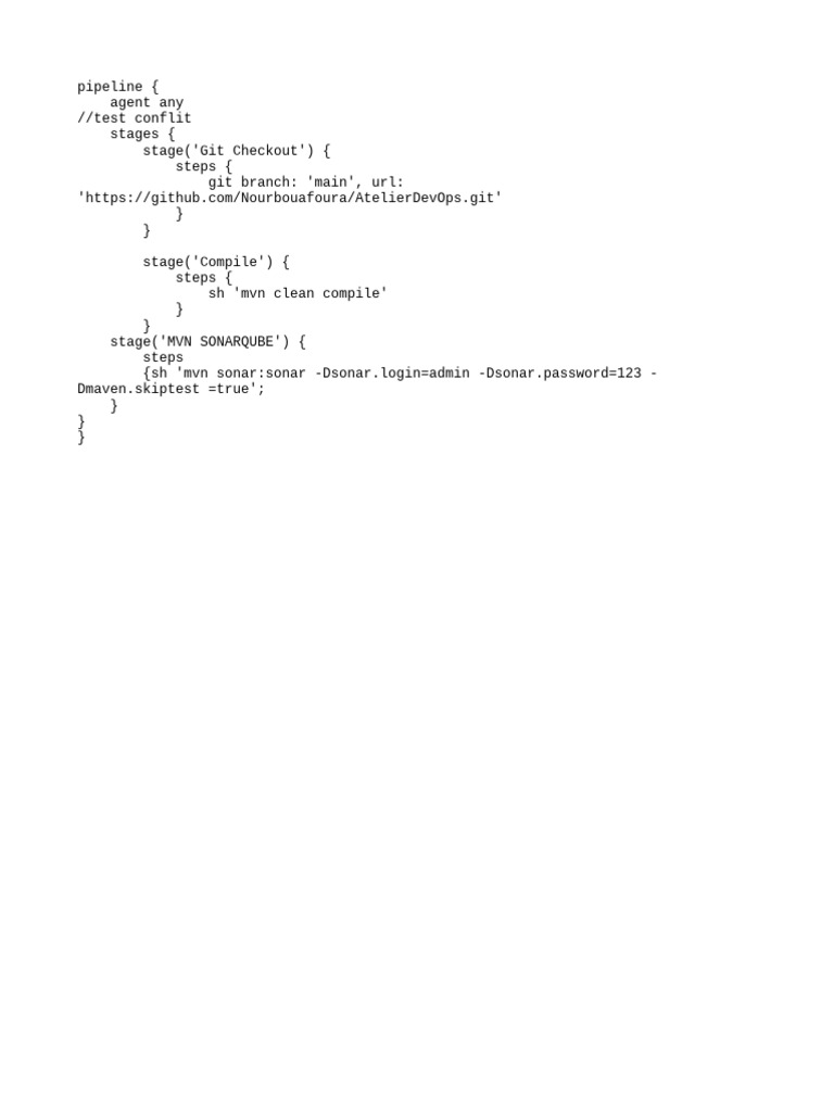 Jenkins File | PDF