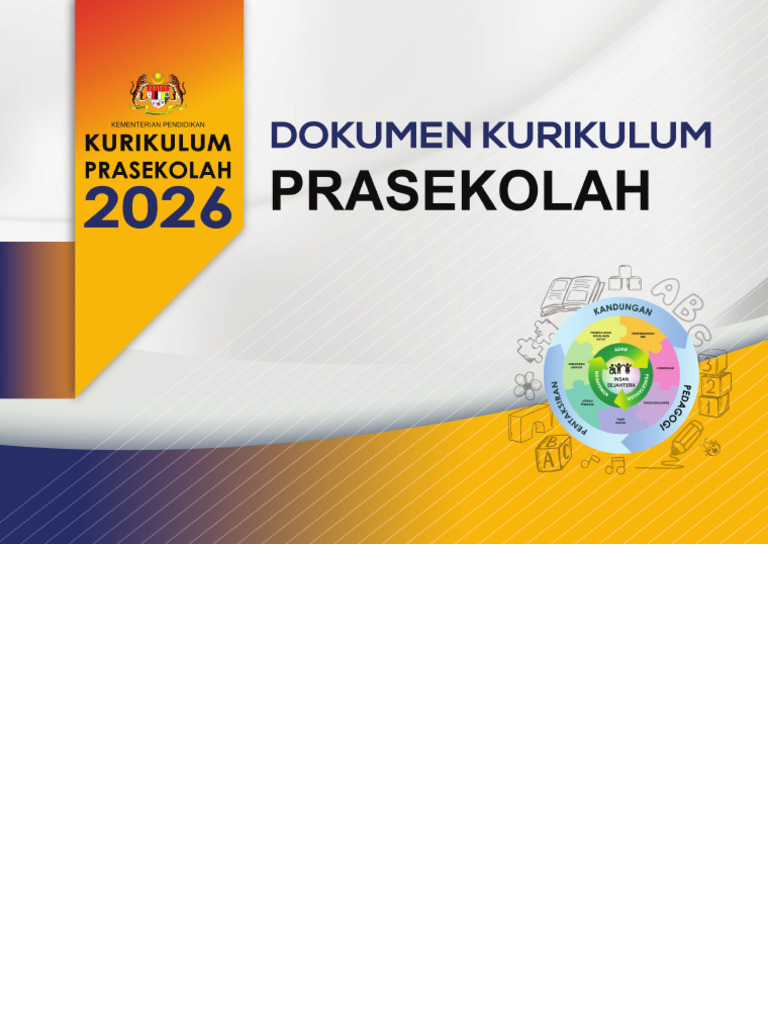 Kurikulum Prasekolah 2026: Panduan Utama | PDF