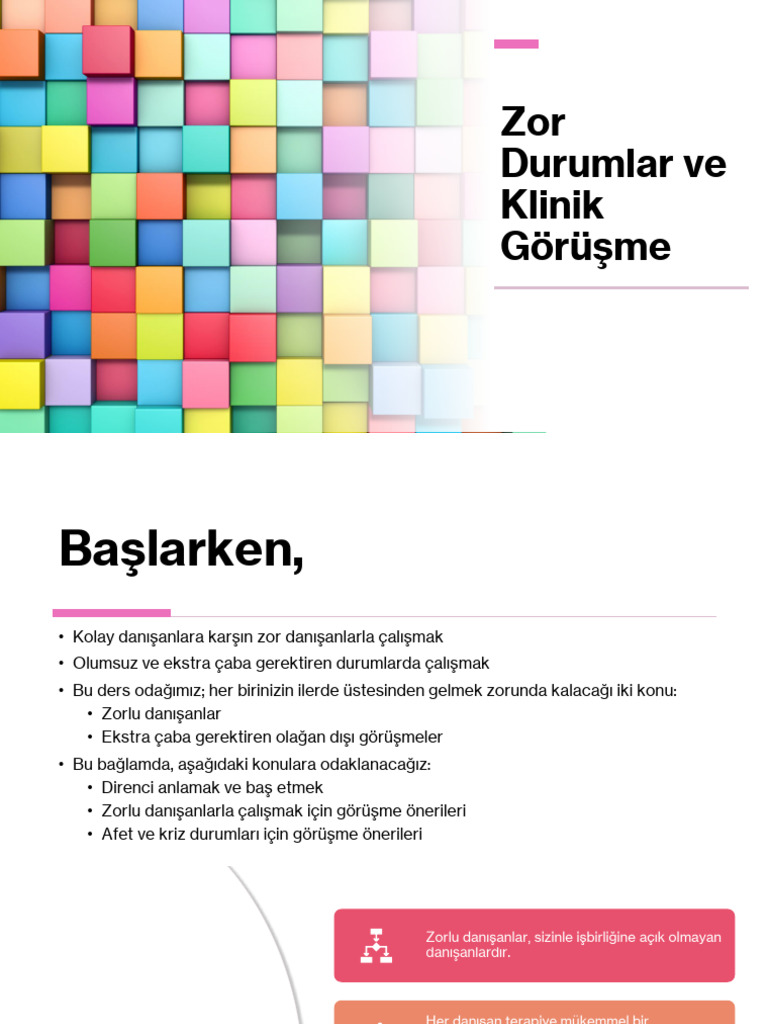 Zorlu Durumlar Ve Klinik Görüşme | PDF