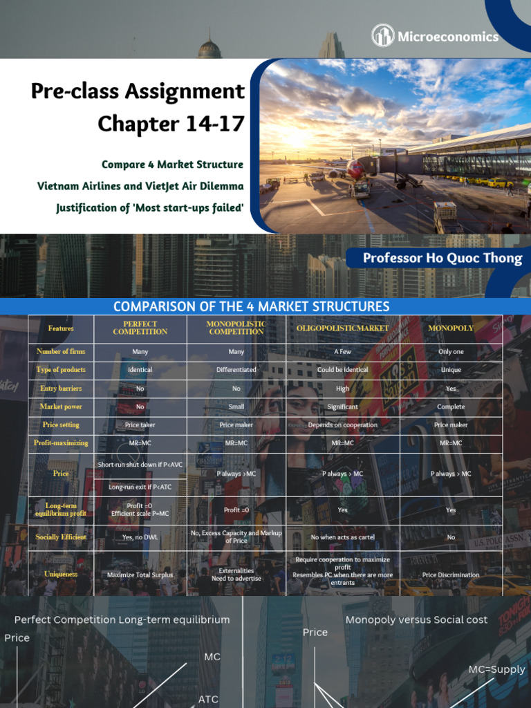 Pre Class Chap 14 17 | PDF | Market Power | Monopoly