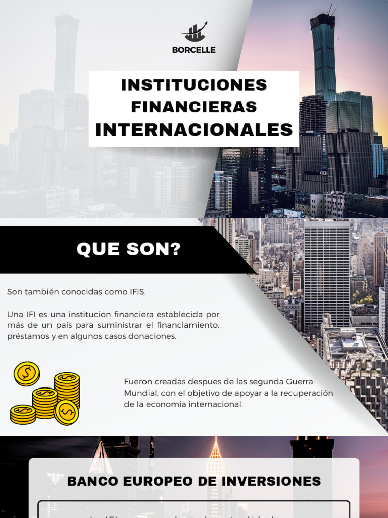 Instituciones Financieras Internacionales | PDF | Banco Mundial | Fondo ...